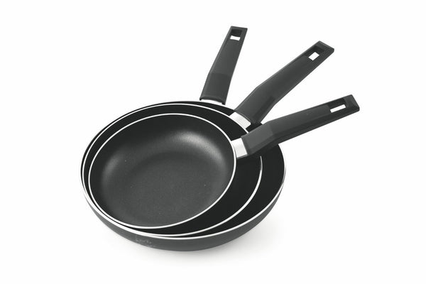 online Set 3 Bratpfannen 20-24-28 cm Antihaftbeschichtung Villa d'Este Home Tivoli Total Black