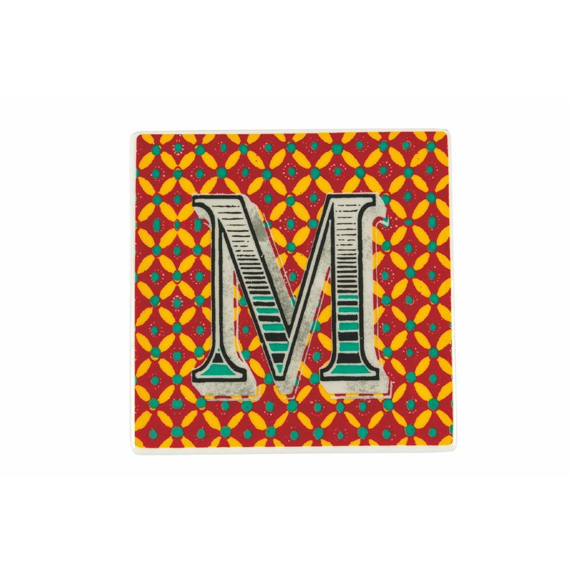 Tazzina da Caffè con Piattino Quadrato M Ø5,3x5,5 cm in New Bone China VdE Tivoli 1996 Monogram