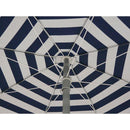 Ombrellone da Giardino Ø2 m Palo Ø33 mm in Acciaio Maffei Venezia Duplex Blu/Bianco e Blu