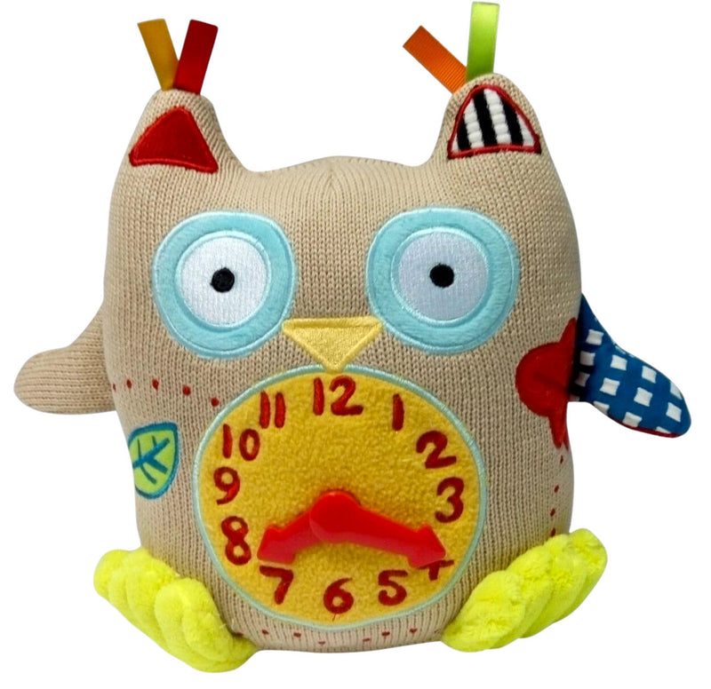 Il Mio Primo Orologio Peluche per Bambini Dolce Multicolor