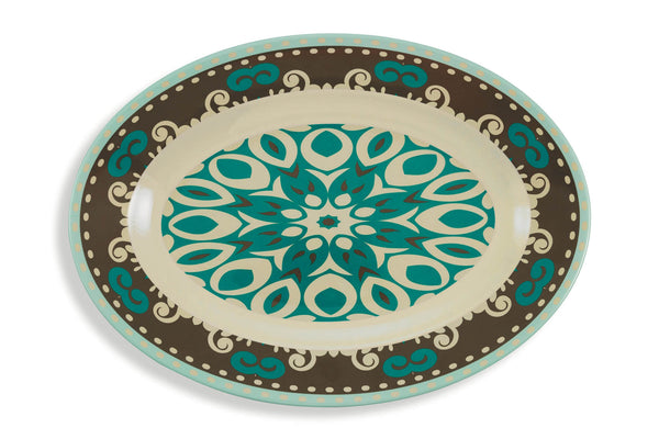 prezzo Ovales Tellerservice 6-teilig aus Melamin Villa d'Este Cala Jondal