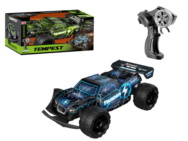 sconto Auto Radiocomandata Tempest Scala 1/14 con Batteria Ricaricabile e Luci