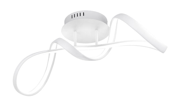 acquista Plafoniera da Interno a LED SMD in Metallo Bianco Opaco