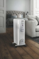 Stufa Termosifone ad Olio 1500W 7 Elementi Kooper Santorini Sette Bianco