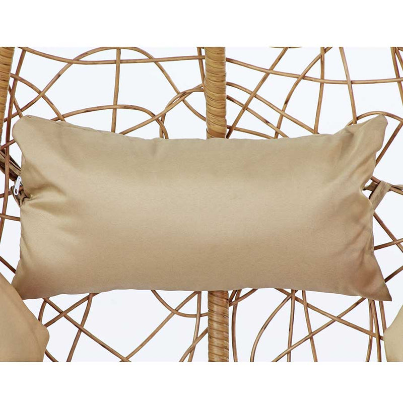 Dondolo Pensile da Giardino con cuscino Ø108x198 cm con Cuscino