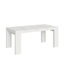 Tavolo Allungabile 130/390x90x77 cm Roxell Premium Bianco Frassino  
