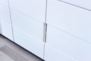 Credenza Mobile da Salotto 4 Porte 210x50x82cm TFT  Eos Bianco Lucido