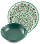 Servizio Piatti 18 Pezzi in Porcellana e Gres Villa d'Este Cala Salada