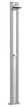 Doccia Solare da Esterno Giardino 30L Miscelatore Arkema Spring S Fascia Inox Sabbia