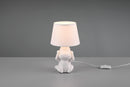 Lampada tavolo da Interno  E14 in Ceramica Bianco Opaco