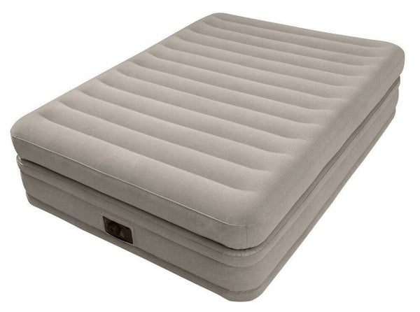 Aufblasbare Doppelmatratze 152x203x51 cm beflockt Camping mit Pumpe Intex 405223 online