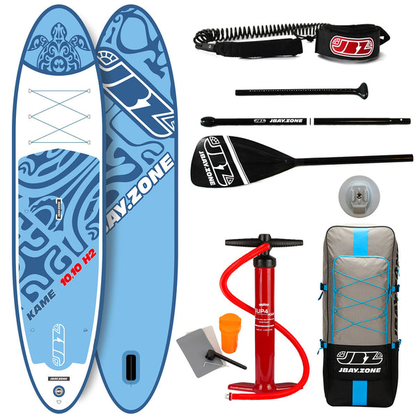SUP Aufblasbares Stand Up Paddle Board 330x76x15 cm Jbay.Zone Honu H2 prezzo