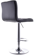 Sgabello con Alzata a Gas e Seduta Girevole in Similpelle Vandi Rosso