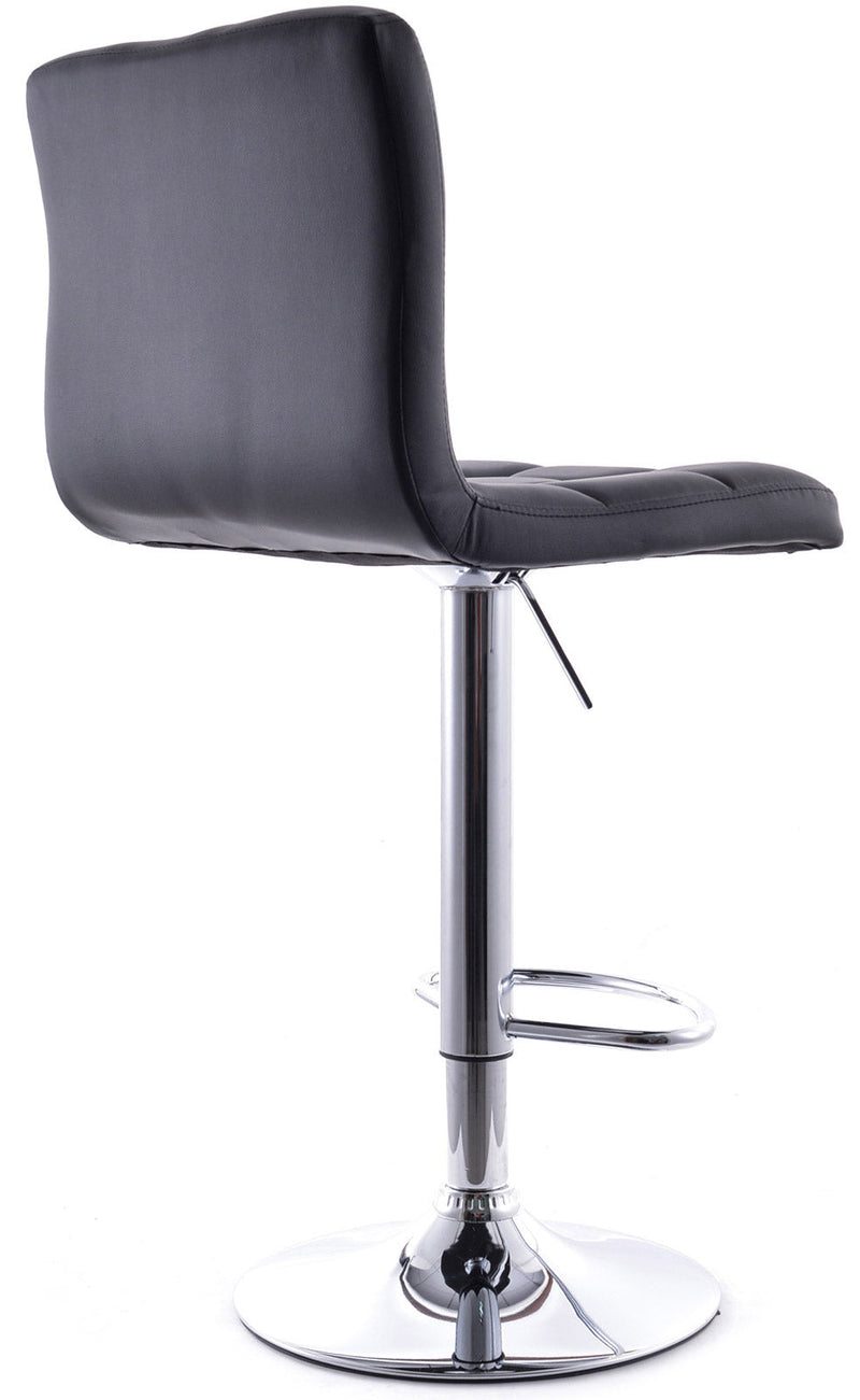 Sgabello con Alzata a Gas e Seduta Girevole in Similpelle Vandi Rosso