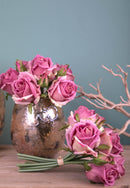 Set 2 Bouquet Artificiali con cm H 22 cm Nat Touchm