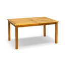 Tavolo da Giardino Rettangolare in Legno Acacia Taddei Perak 150