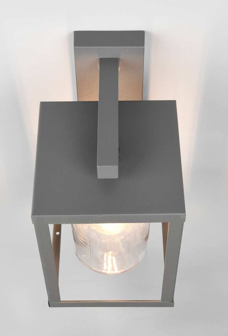 Applique da Esterno Attacco E27 in Alluminio Pressofuso Antracite