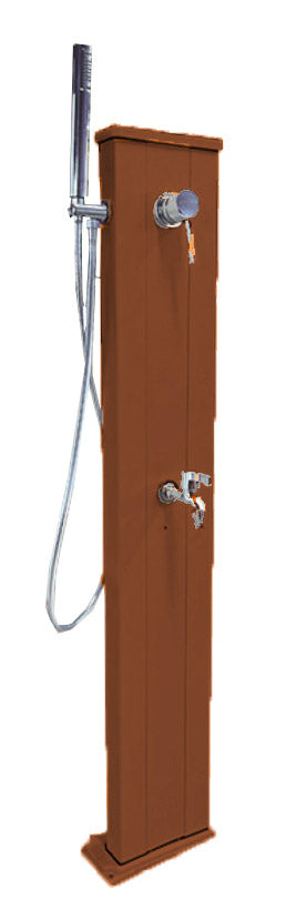 Fontana da Esterno con Rubinetto Portagomma Miscelatore e Doccetta Mobile Arkema Spring Oro Van Gogh sconto