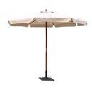 Ombrellone da Giardino Ø3 m Palo Ø48 mm Venere in Legno Marrone