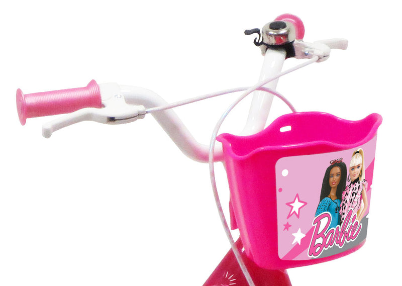 Bicicletta per Bambina 16" 2 Freni  Barbie Rosa