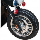 Mini Moto Elettrica per Bambini 6V Police Polizia Nera