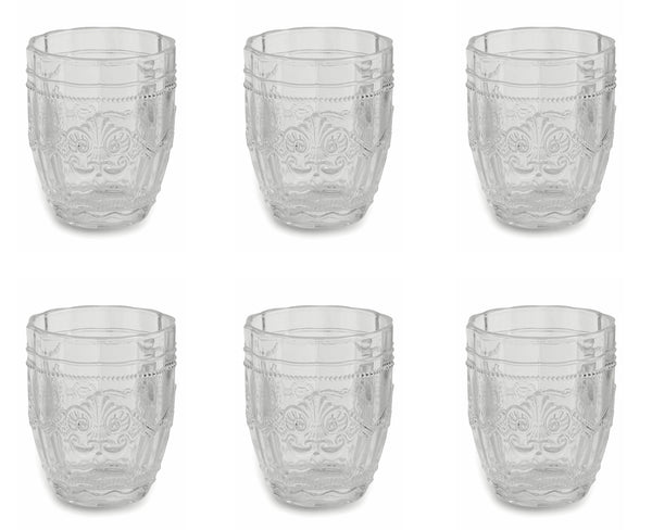 online Set mit 6 Gläsern Ø8x10 cm in transparentem Villa d'Este Home Tivoli Syrah Glas