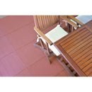 Set 6 Piastrelle in Plastica da Esterno 40 x 40 cm 