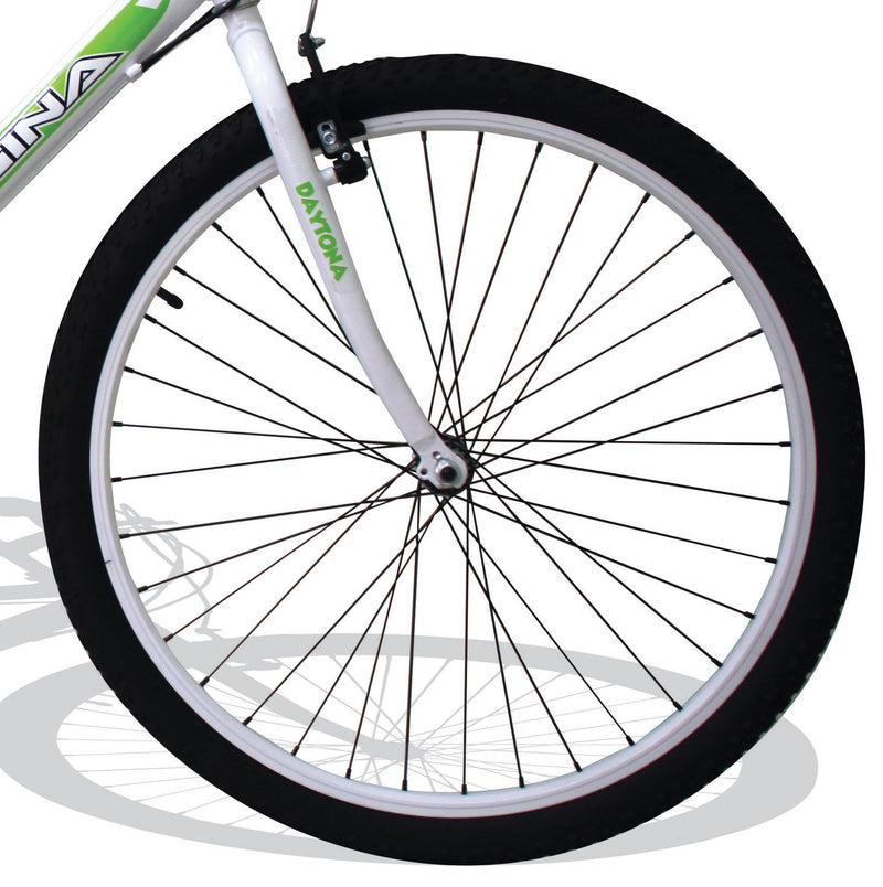 Bicicletta Mountain Bike MTB Ragazzo 24" 21V Kidfun Daytona Bianca