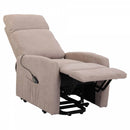 Poltrona Alzapersona Elettrica 1 Motore in Tessuto Tortora