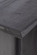 Consolle 130x40x75 cm Caffèblack in Legno Nero