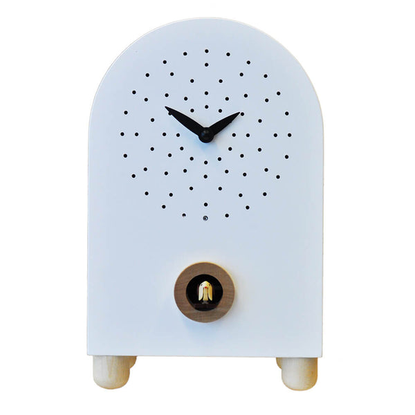 online Freistehende Kuckucksuhr 17X27X11Cm Pirondini Italia Marconi Weiß