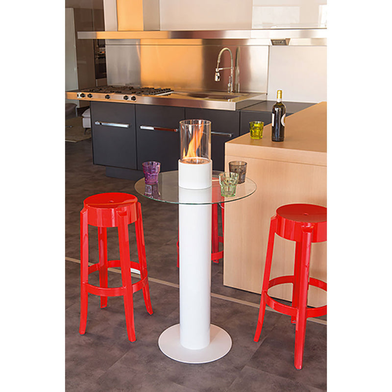 Camino a Bioetanolo da Pavimento 120x60 cm Karlsen Caorle Bianco