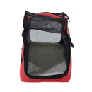 Trasportino Borsa Pieghevole per Cani Gatti Animali Domestici 43x22x27 cm Rosso 