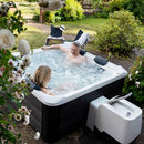 Vasca Idromassaggio da Esterno Spa Smontabile 180x180x65 cm 6 Persone Oslo Plus Pannello OLED