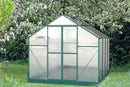 Serra da Giardino 2,44x3,05 m in Alluminio e Policarbonato Alveolare 4mm Verde 