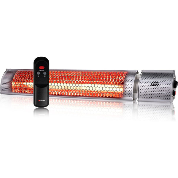 Stufa Alogena da Parete Esterno 2000W Riscaldatore Muro 3 Potenze Telecomando Alpina prezzo