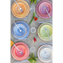 Servizio Piatti Frutta 6 Pezzi in Melammina Ø 23cm Villa d'Este Baita Porpora