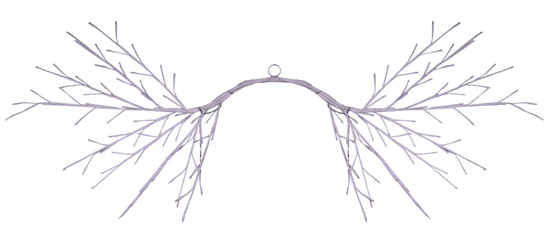 Luci di Natale a Ramo 144 LED 130x80 cm Bianco Caldo da Esterno