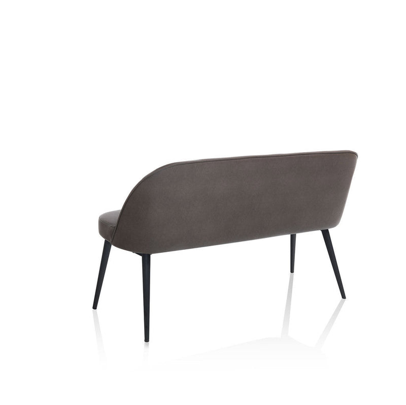 Divano 2 Posti 130x55x80 cm in Similpelle Marrone