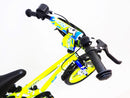 Bicicletta per Bambino 16" 2 Freni con Borraccia e Scudetto Frontale Gialla e Blu