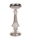 Porta Candele Decorativo 8 Led in Vetro