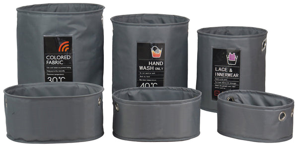 Set mit 6 grauen Oxford-Sammelbehältern sconto