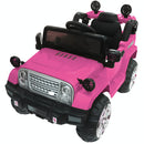 Macchina Elettrica per Bambini 12V Miller Safari Rosa