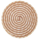 Set 6 Tovagliette Ø38 cm  in Paglia e Carta VdE Tivoli 1996 Spiral