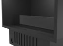 Camino a Vapore Elettrico da Incasso 80x45(64,8)x40 cm Invapo Inside con Ricarica Automatica e LED RGB Nero       