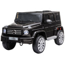 Macchina Elettrica per Bambini 3-8 Anni 107x64x54 cm con Telecomando Cruscotto Cintura e Fari LED Nero      