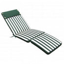 Cuscino Real Steamer 175x49x4 cm in Poliestere Verde