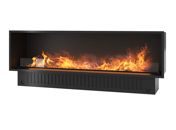 prezzo Camino a Vapore Elettrico da Incasso 180x45(64,8)x40 cm Invapo Inside con Ricarica Automatica e LED RGB Nero