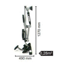 Vogatore Idraulico Richiudibile 110Kg Max 12 Livelli Toorx Rower Compact