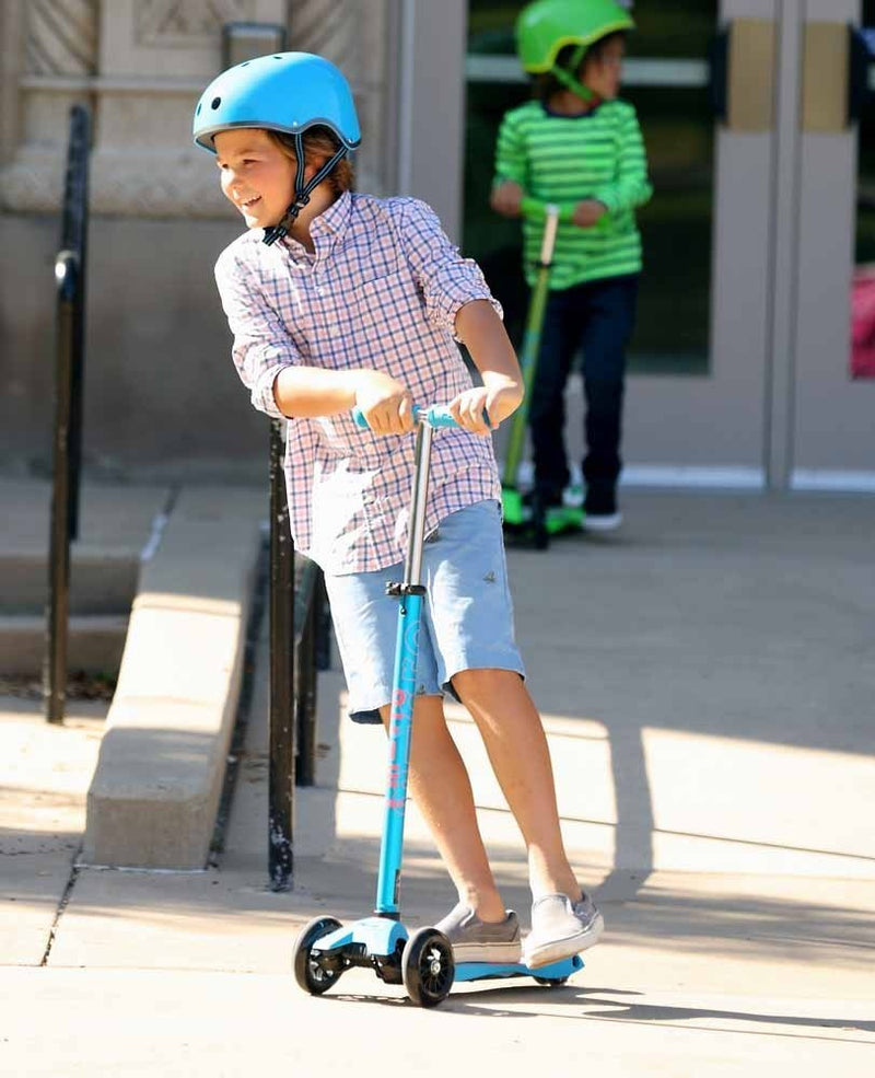 Monopattino 3 ruote Telescopico Max 70Kg Micro Maxi Deluxe Aqua